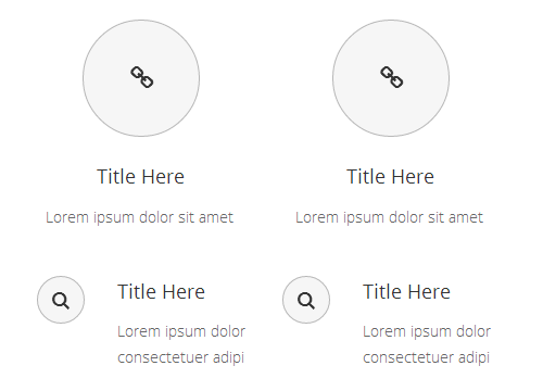 Icon with Text
