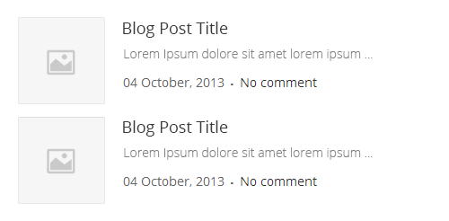 Latest Post Type - Images in Left Box