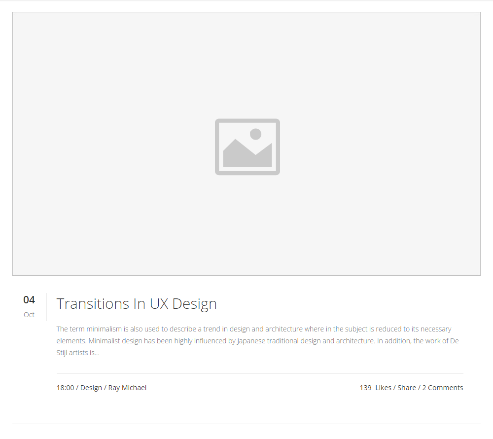 Blog Large Image With Dividers