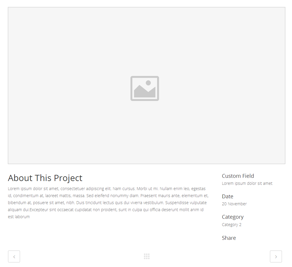 Portfolio Type - Big Images