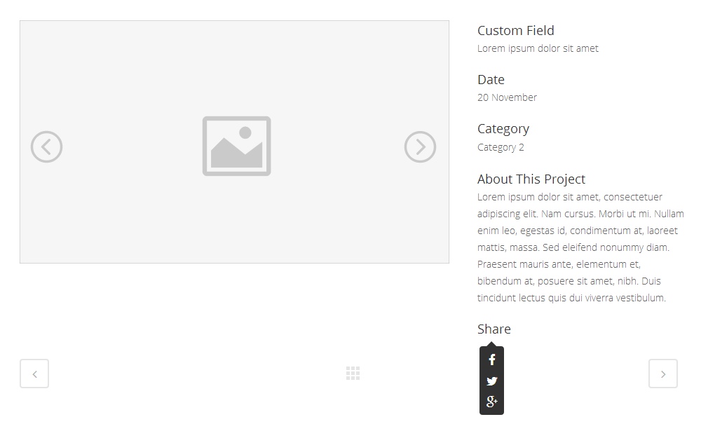 Portfolio Type - Small Slider