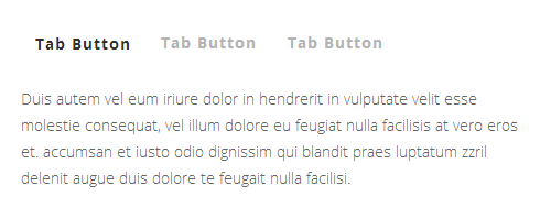 Tabs Horizontal Left