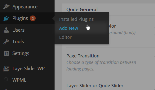 Add New Plugin