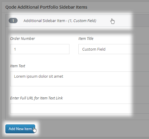 Portfolio Item