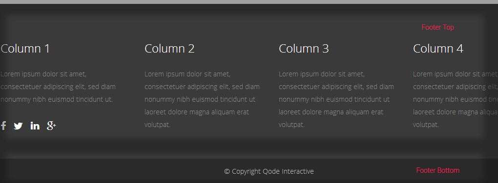 Show Top/Bottom Footer - Front